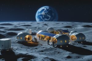 A_group_of_intrepid_human_colonists_establishment