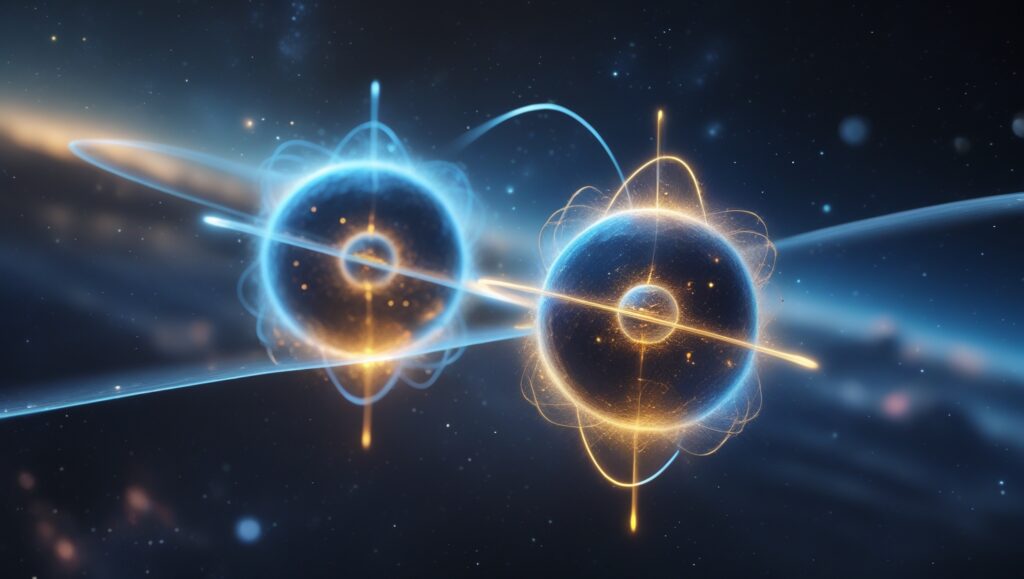 Illustration of quantum entanglement