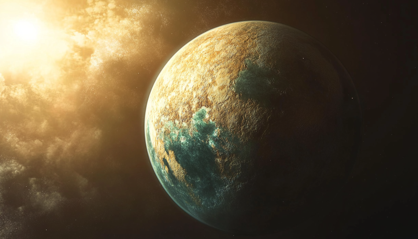 Illustration of Super Earth